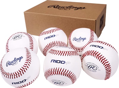 Foto 1 | Béisbol Rawlings R100-p Para Escuelas Secundarias O Jóvenes (6 Unidades) - Venta Internacional.