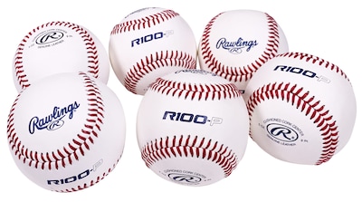 Foto 3 | Béisbol Rawlings R100-p Para Escuelas Secundarias O Jóvenes (6 Unidades) - Venta Internacional.