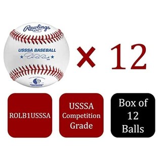 Foto 2 | Pelotas De Béisbol Rawlings Rolb1usssa Competition, Grado 14u, 12 Unidades - Venta Internacional.
