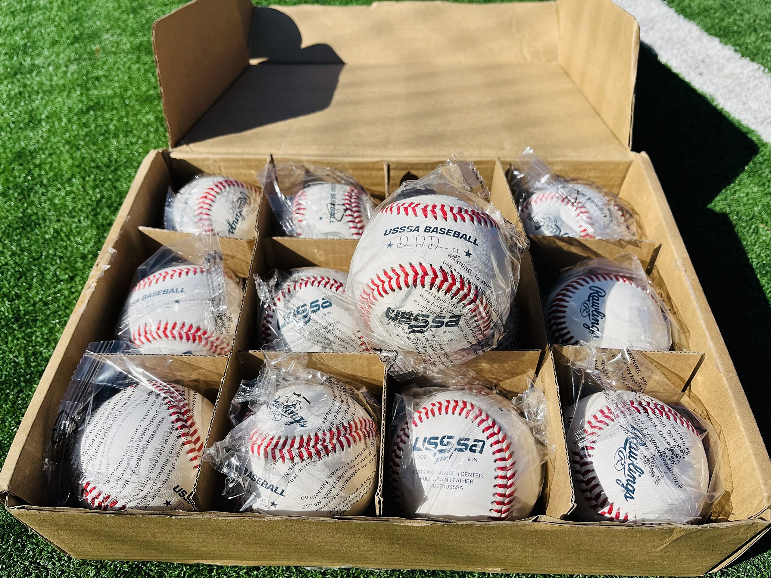 Foto 6 pulgar | Pelotas De Béisbol Rawlings Rolb1usssa Competition, Grado 14u, 12 Unidades - Venta Internacional.