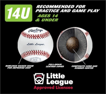 Foto 4 | Béisbol Rawlings Competition Grado Rllb1 Little League 14u - Venta Internacional.