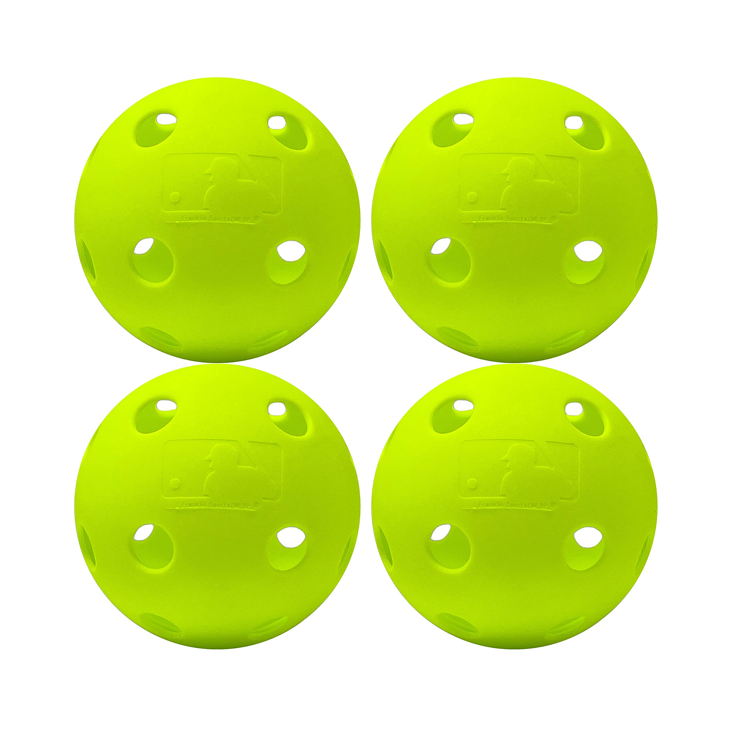 Foto 2 pulgar | Pelotas De Softball Franklin Sports Indestruct-a-ball De Plástico, Paquete De 4 - Venta Internacional.