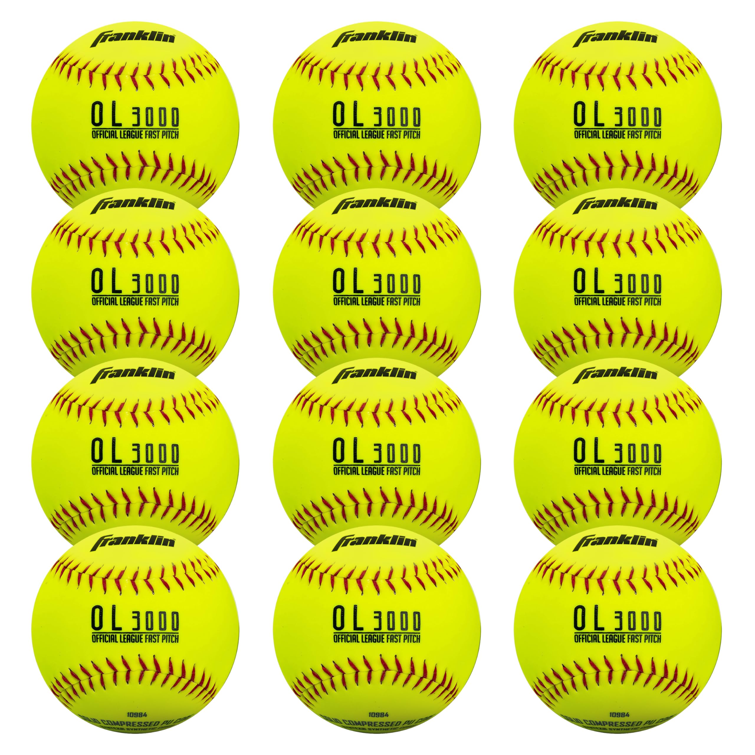Foto 1 | Pelotas De Sóftbol Franklin Sports Ol3000 Fastpitch + Slowpitch - Venta Internacional.