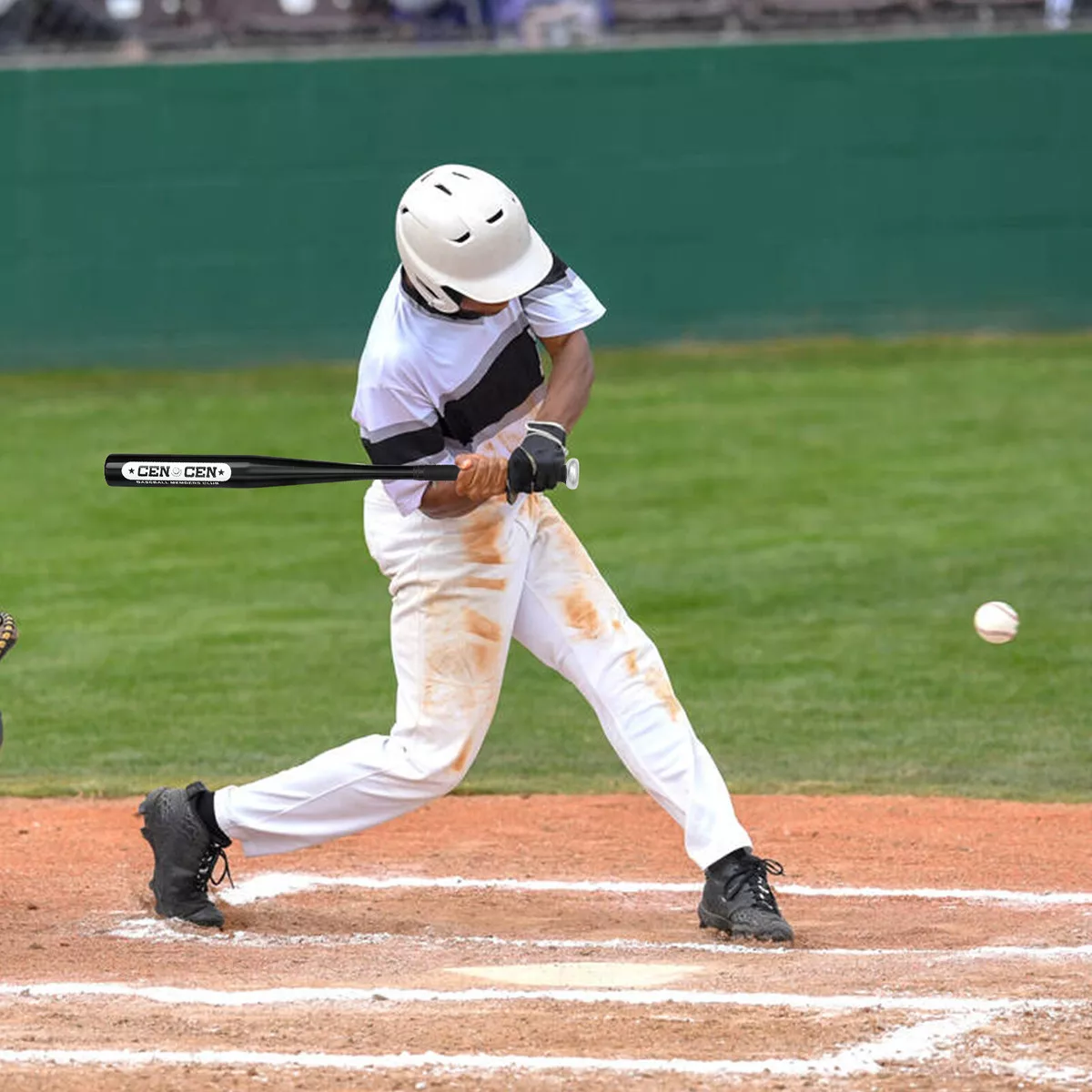 Foto 2 | Bate De Béisbol De Aleación De Aluminio Para Competición,eo Safe Imports  Esi-17480 Negro