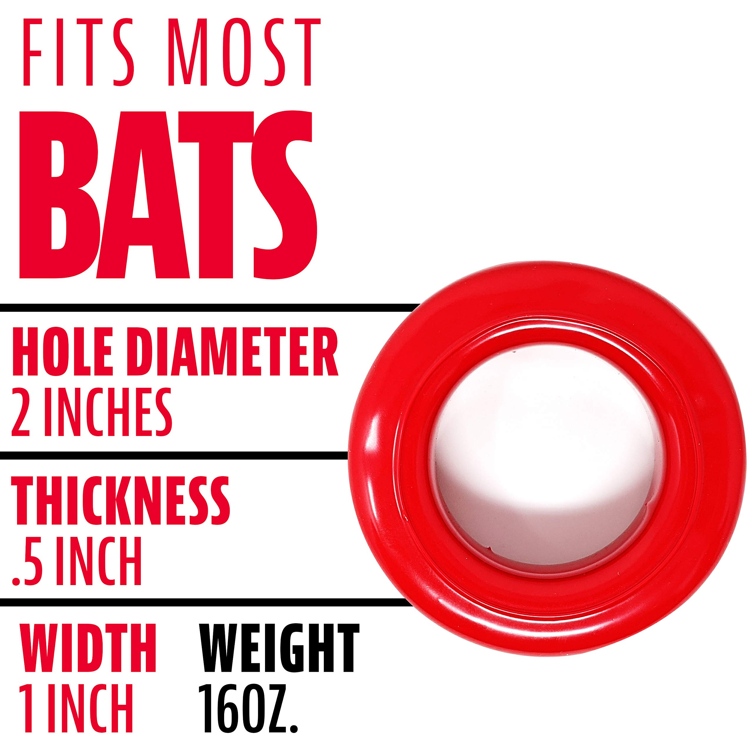 Foto 4 pulgar | Batting Donut Franklin Sports Baseball + Softbol 16 Oz - Venta Internacional.