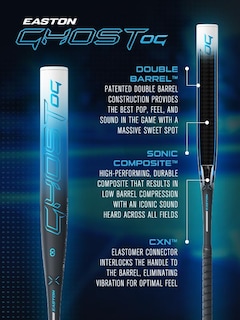 Foto 2 | Bate De Sóftbol Easton Ghost Og 2025 -8 Drop 33 Pulgadas Para Todos Los Campos - Venta Internacional.