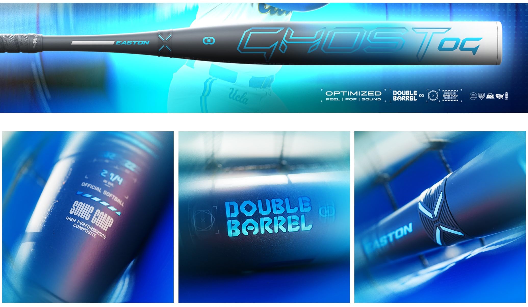 Foto 4 | Bate De Sóftbol Easton Ghost Og 2025 -8 Drop 33 Pulgadas Para Todos Los Campos - Venta Internacional.