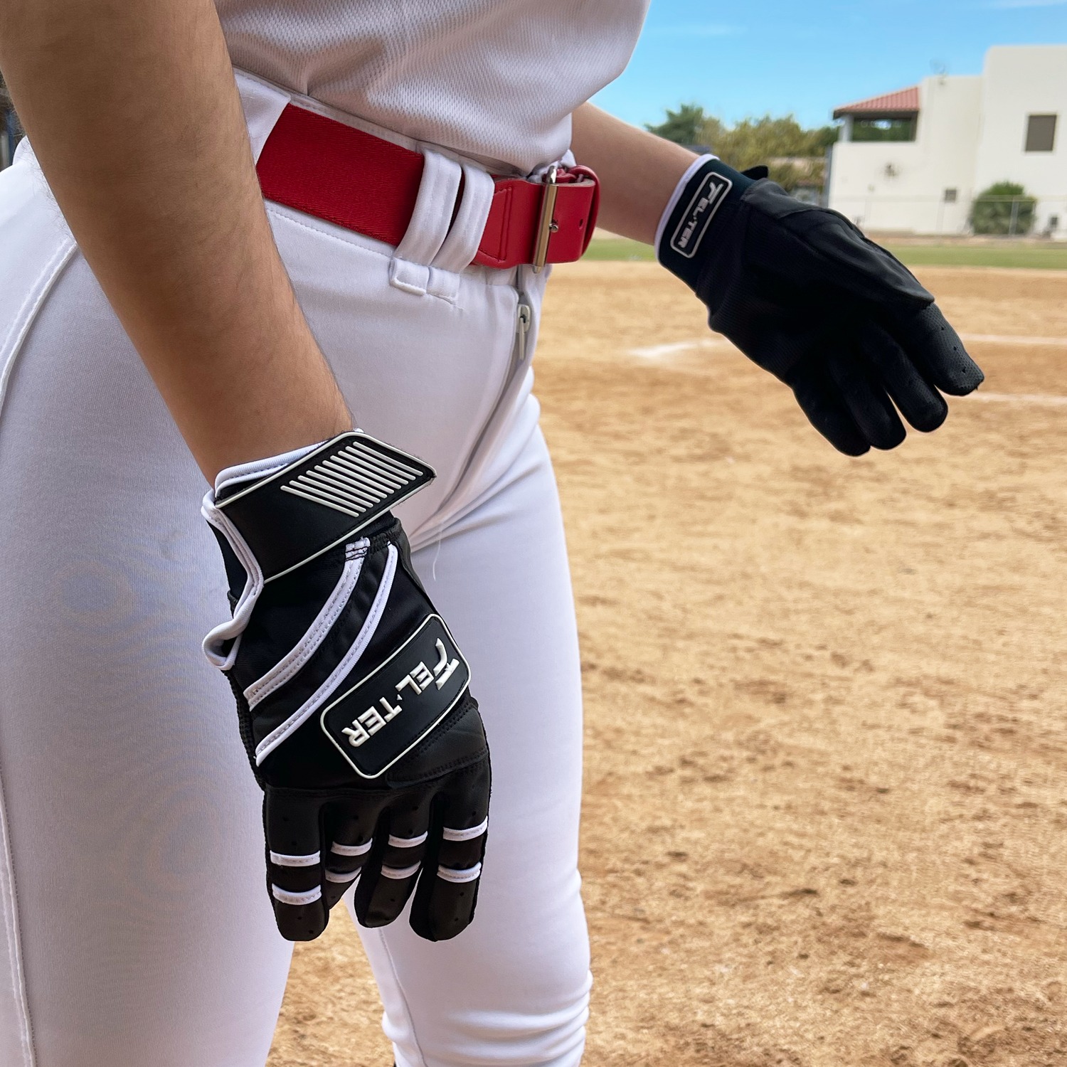 Foto 6 | Guantes Felter Fitness de Béisbol Profesional para Bateo color Negro