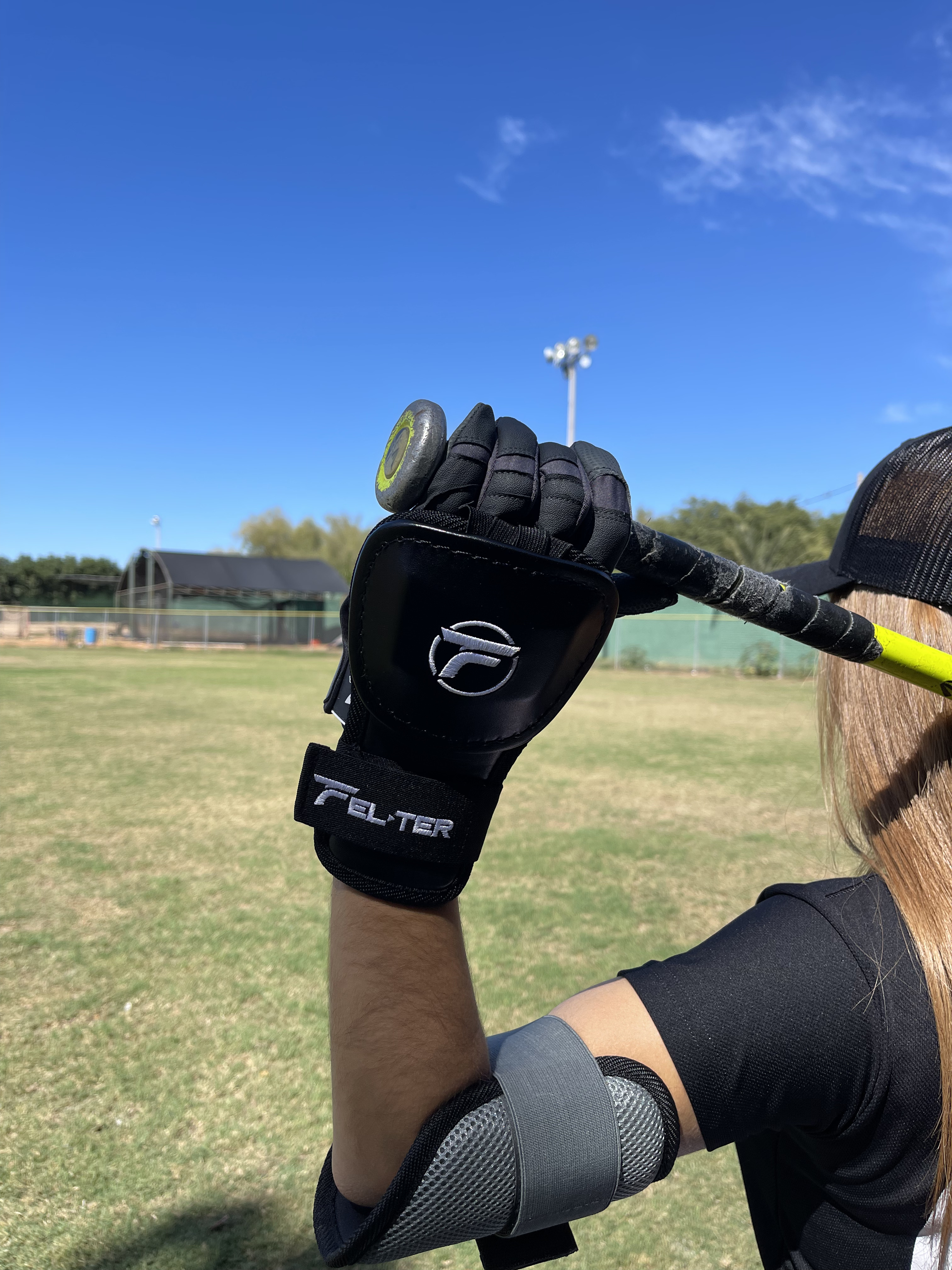 Foto 8 pulgar | Guantes Felter Fitness de Béisbol Profesional para Bateo color Negro