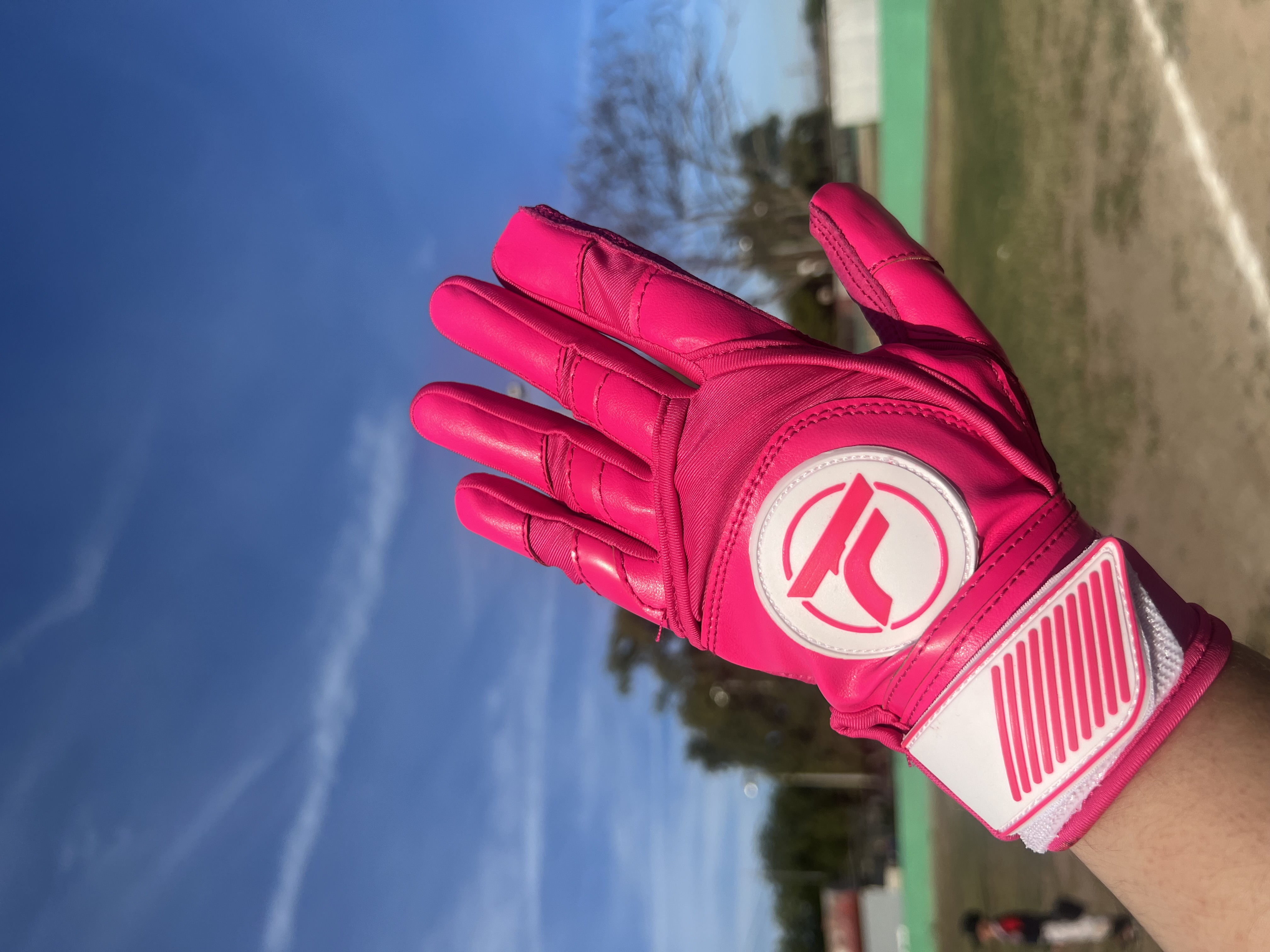 Foto 6 pulgar | Guantes De Bateo Beisbol, Softbol, Rosa (xl), Felter
