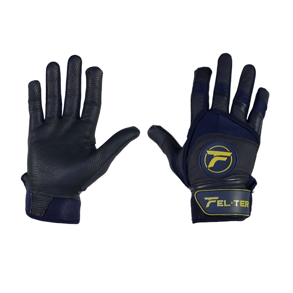 Foto 1 | Guantes De Bateo Beisbol/softbol , Azul Marino, (l), Felter