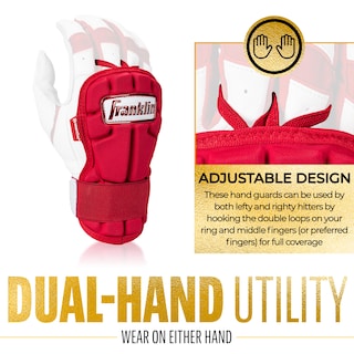 Foto 4 | Protector De Manos Y Muñeca Franklin Sports Prt Serie Lg Para Adultos, Rojo - Venta Internacional.