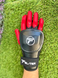 Foto 7 | Kit Protecciones Bateo Con Codera Broche - Negro Unitalla