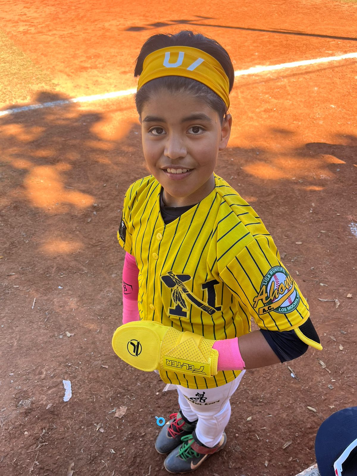 Foto 3 | Guante Barrida (slidding Glove) Niño - Amarillo Unitalla