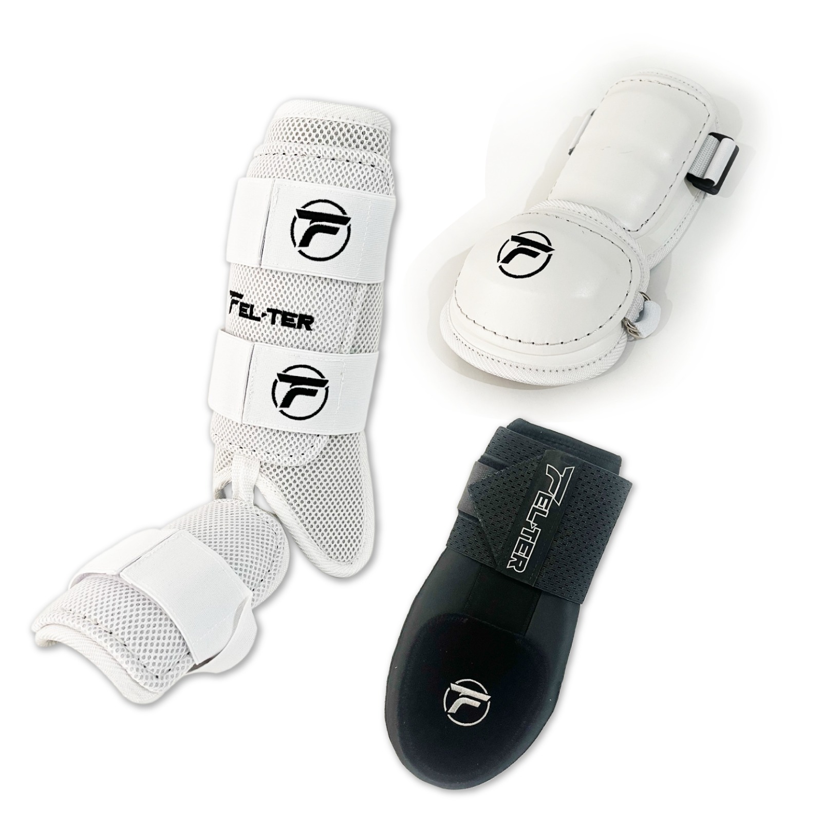 Foto 2 pulgar | Kit 3 Pz Protecciones Bateo Velcro + Slidding Glove - Blanco