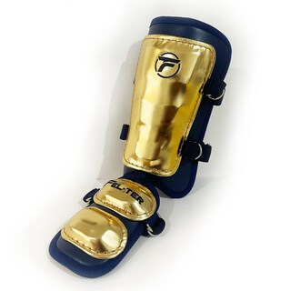 Foto 2 | Kit 3 Pz Protecciones Bateo Broche + Slidding Glove - Dorado/azul M