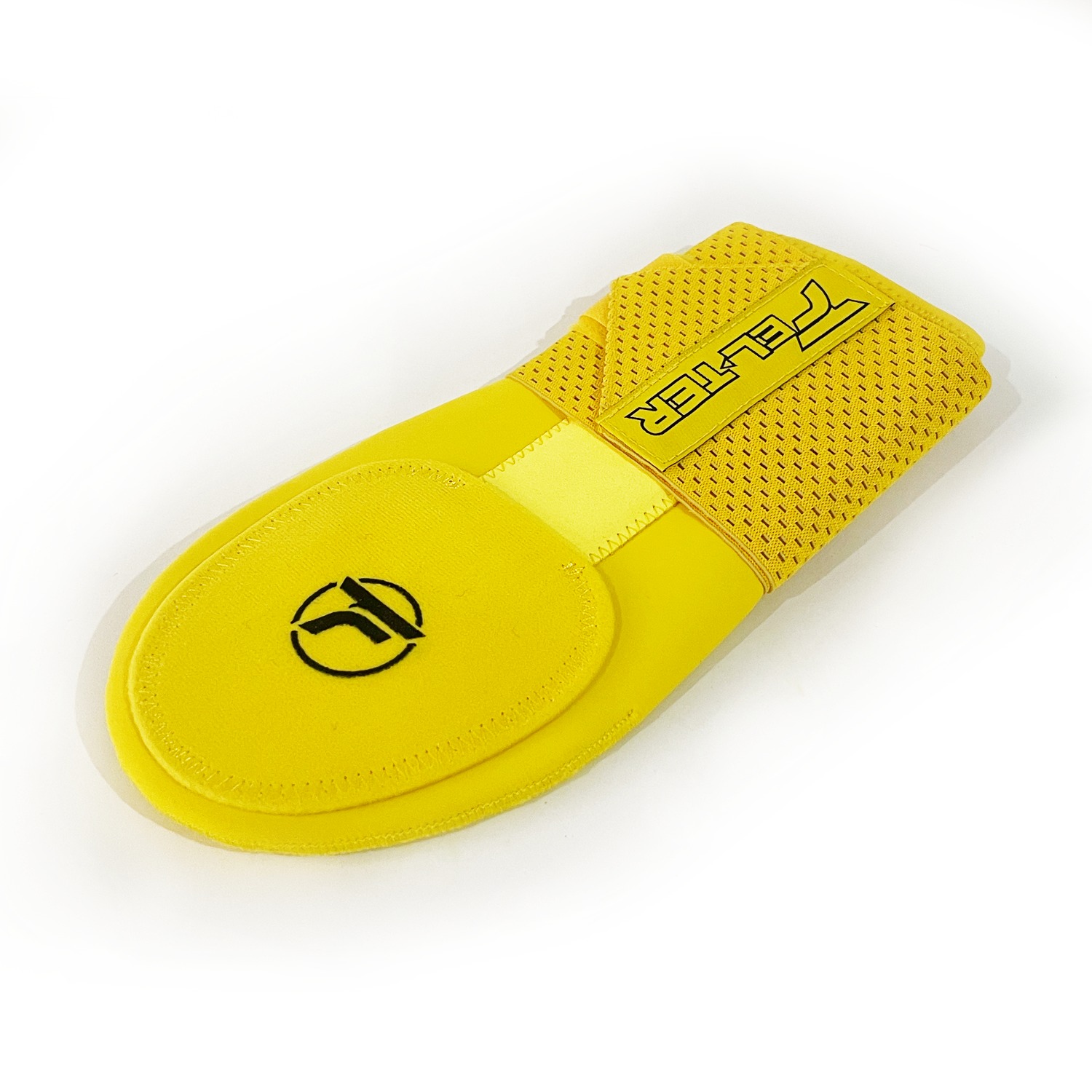 Foto 7 pulgar | Kit de Protecciones de Bateo Velcro + Guante deslizante - 3 Piezas Amarillo/Negro