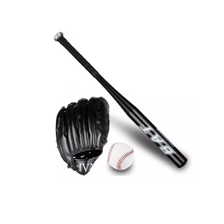 Foto 1 | Set Bat De Aluminio, Pelota Y Guante Beisbol Infantil Eo Safe Imports Esi-15832 Negro