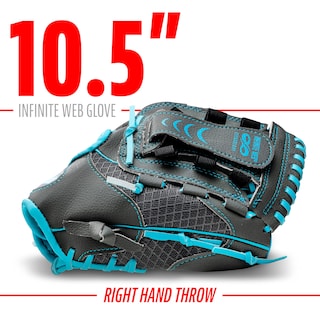 Foto 2 | Guante de Béisbol Franklin Sports Shok Sorb Graphite Blue 10.5 - Venta Internacional