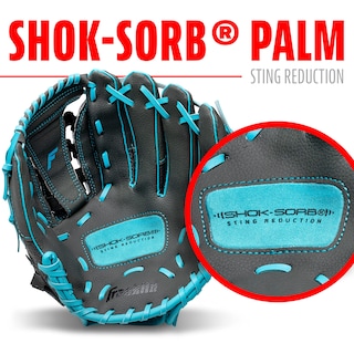 Foto 6 | Guante de Béisbol Franklin Sports Shok Sorb Graphite Blue 10.5 - Venta Internacional