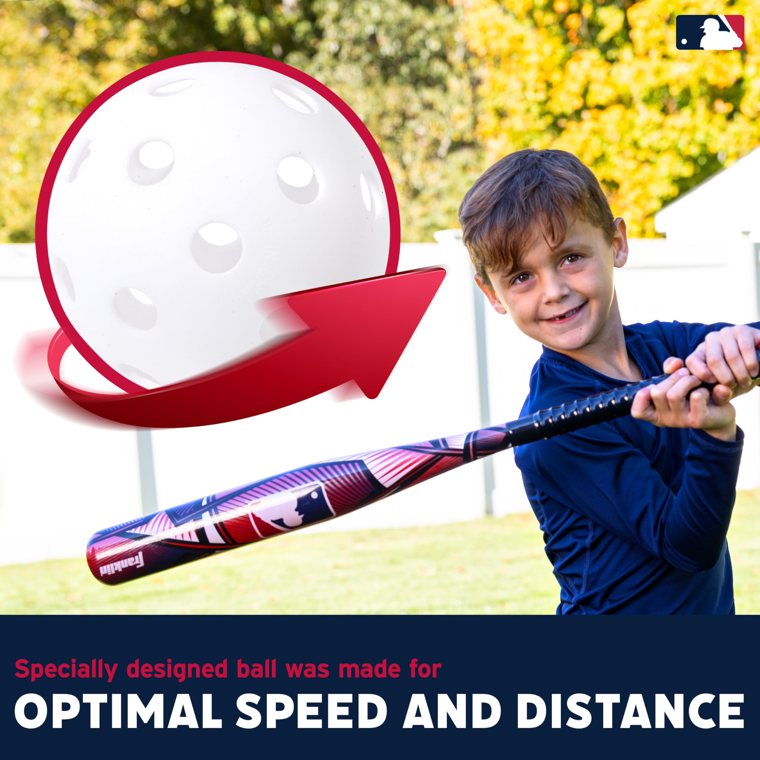 Foto 8 pulgar | Set De Béisbol Franklin Sports Mlb Slammin' Kids 30 Cm Rojo - Venta Internacional.
