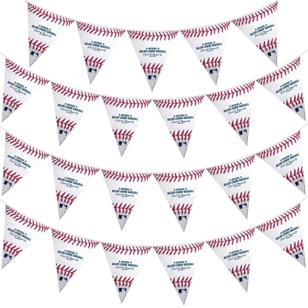 Foto 2 pulgar | Banner Amscan Rawlings De Béisbol Oficial De La Mlb, 12 Pies - Venta Internacional.