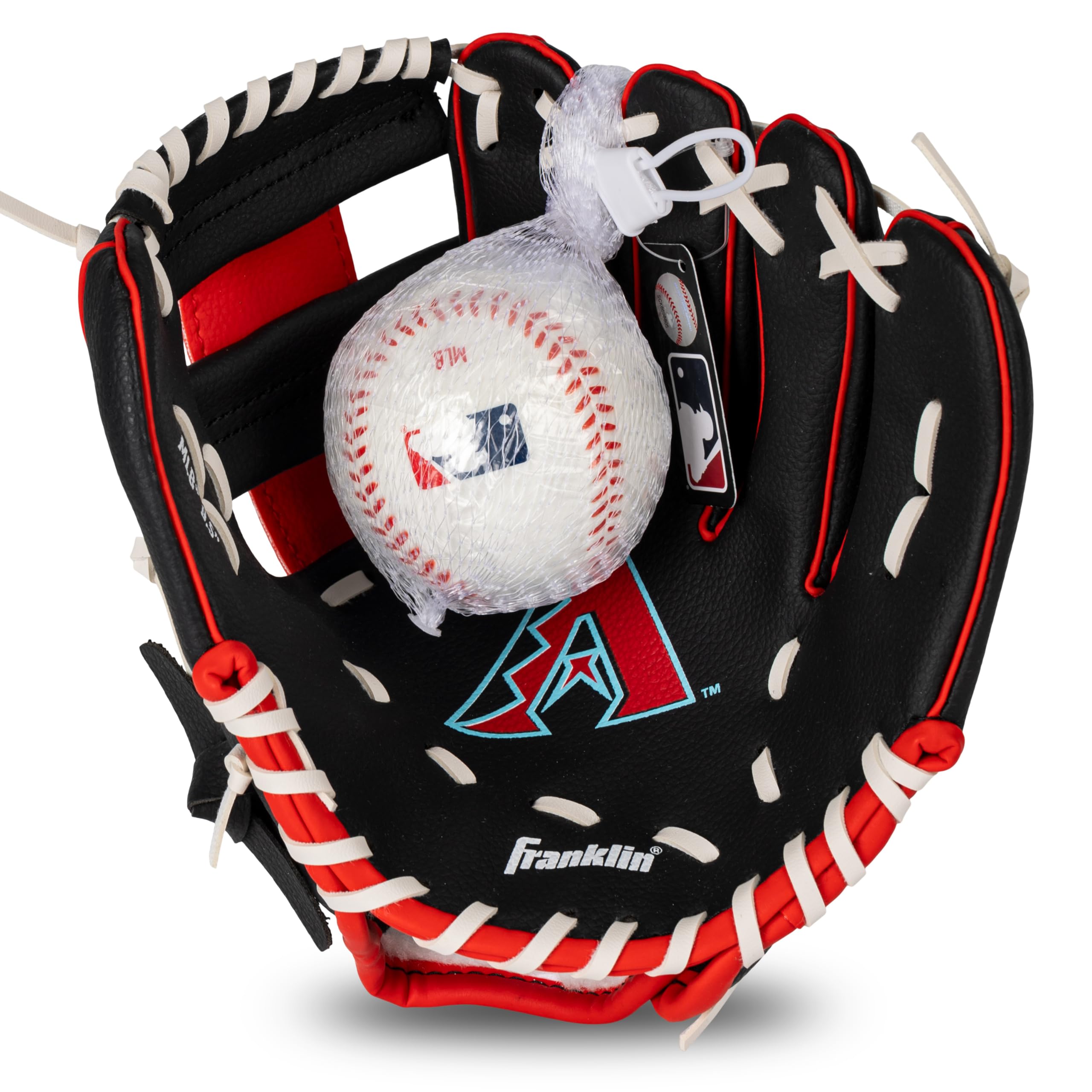 Set De Guantes Y Pelota De Teeball Franklin Sports Mlb Cincinnati Reds - Venta Internacional.