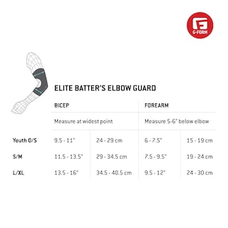 Foto 2 | Codera De Béisbol G-form Elite 2 Batter's White Youth - Venta Internacional.