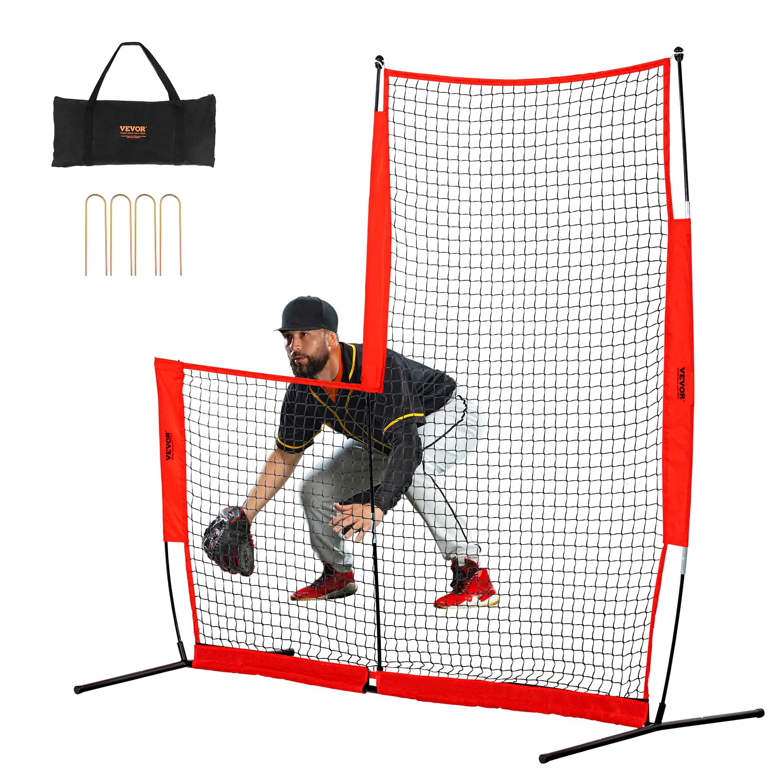 Foto 2 pulgar | Baseball L Screen Vevor De 7 X 7 Pies De Seguridad Para Béisbol Y Sóftbol - Venta Internacional.