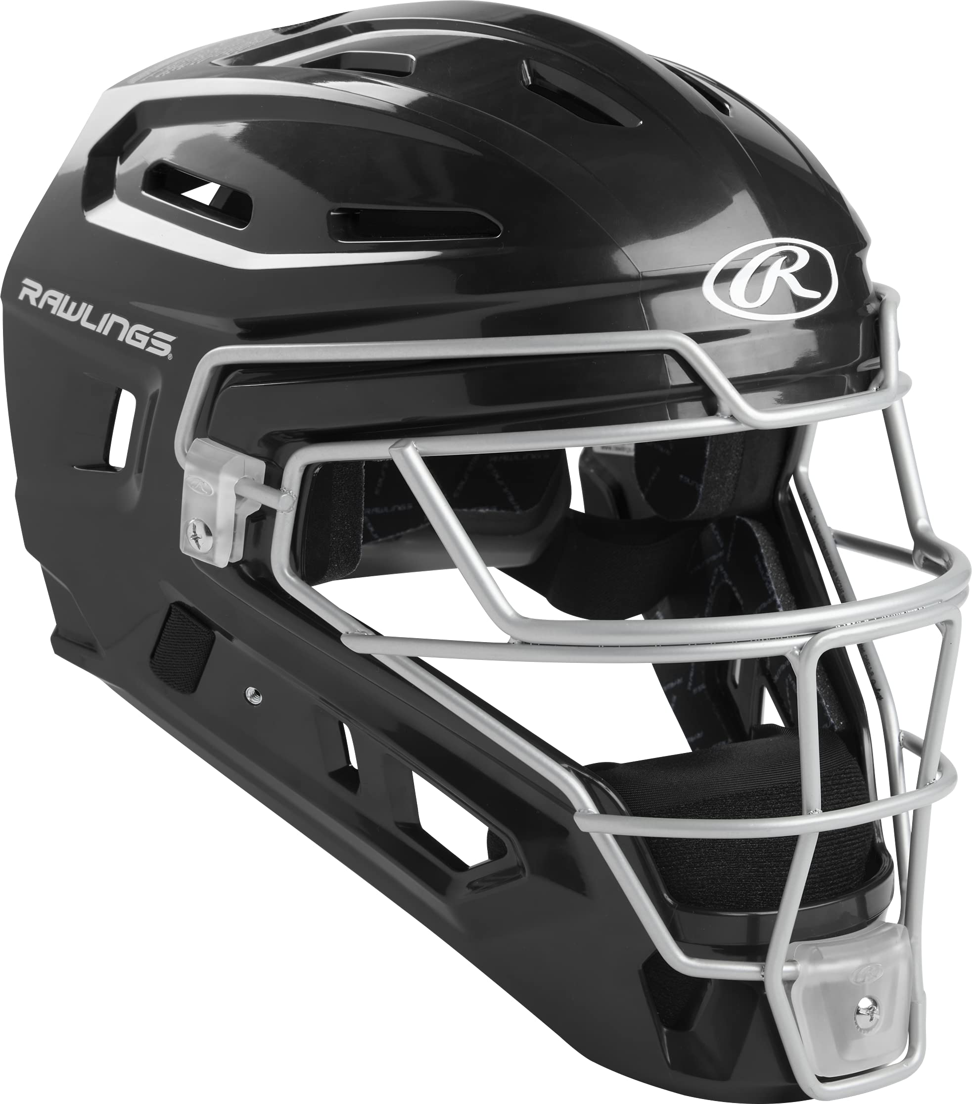 Casco De Béisbol Rawlings Renegade 2.0 Para Adultos Mayores, Color Negro Y Plateado - Venta Internacional. $2,961
