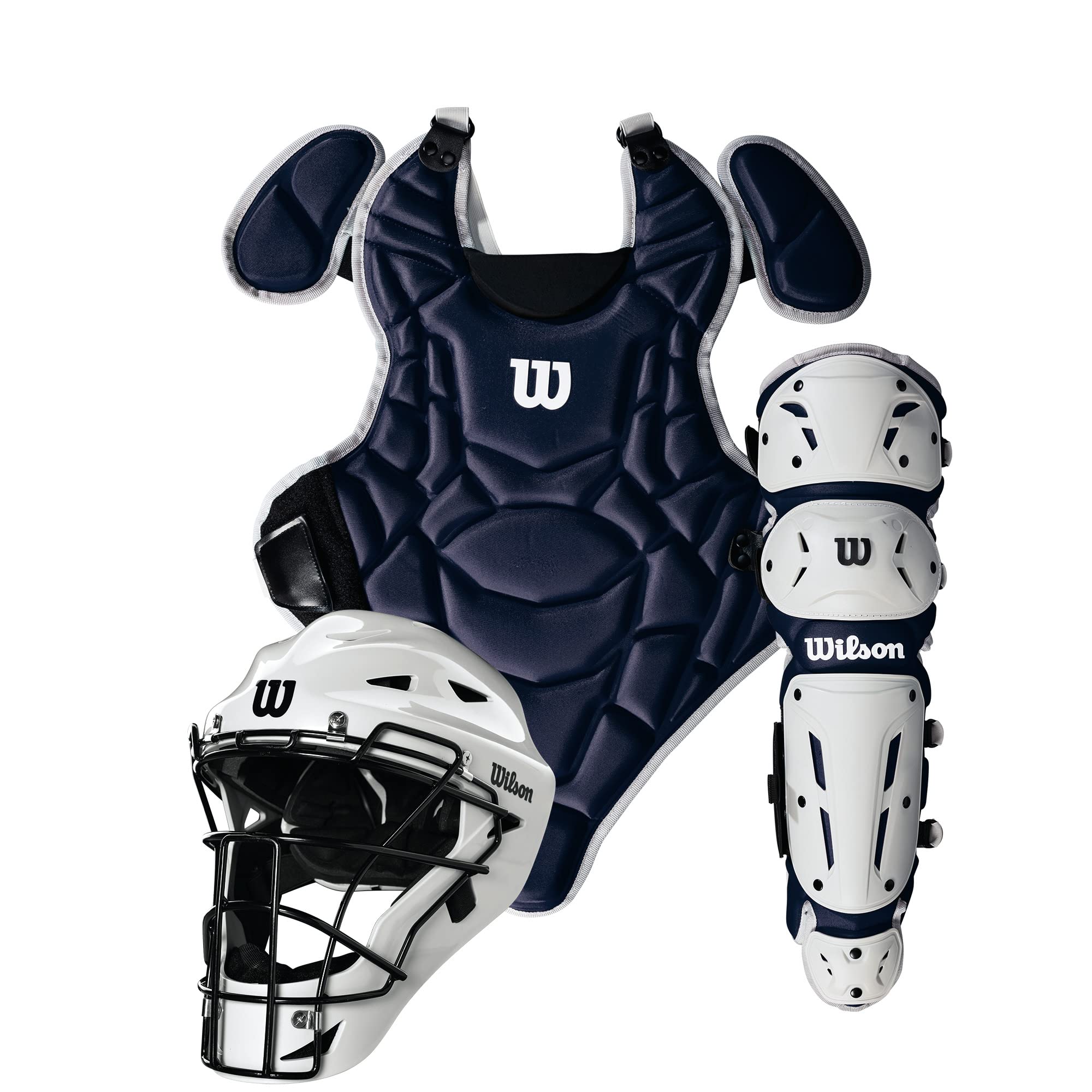 Kit Catcher's Gear Wilson Ez Gear 2.0 Azul Marino, Tamaño Grande/xl - Venta Internacional. $4,767