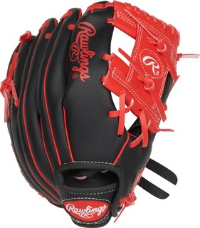 Foto 4 | Guante De Béisbol Rawlings Players Series Youth 25 Cm Negro/rojo - Venta Internacional.