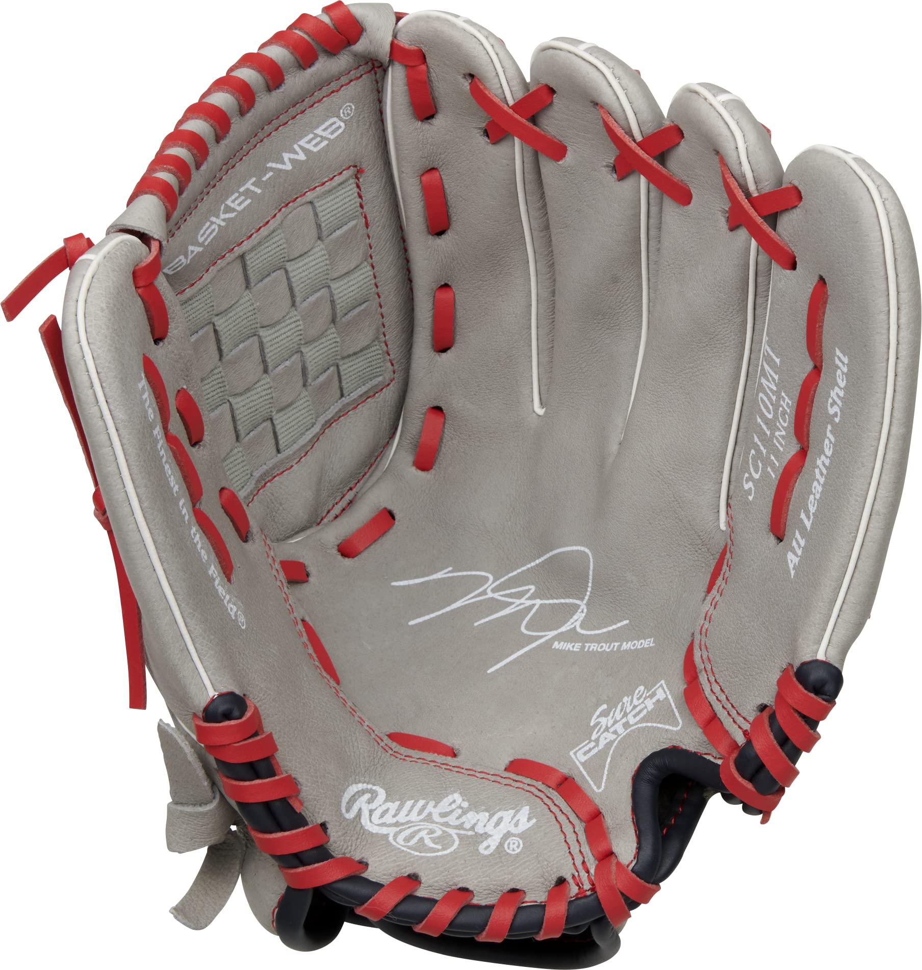 Foto 4 pulgar | Guante De Béisbol Rawlings Sure Catch T-ball & Youth De 11 Pulgadas - Venta Internacional.