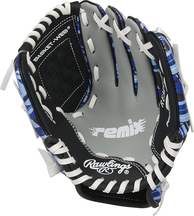 Foto 4 pulgar | Guante De Béisbol Rawlings Remix T-ball & Youth 9 Blue Lh - Venta Internacional.