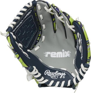 Foto 3 | Guante De Béisbol Rawlings Remix T-ball & Youth De 9 Pulgadas, Color Verde - Venta Internacional.