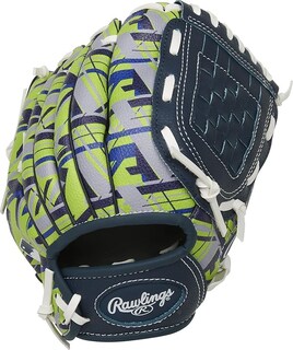 Foto 4 | Guante De Béisbol Rawlings Remix T-ball & Youth De 9 Pulgadas, Color Verde - Venta Internacional.