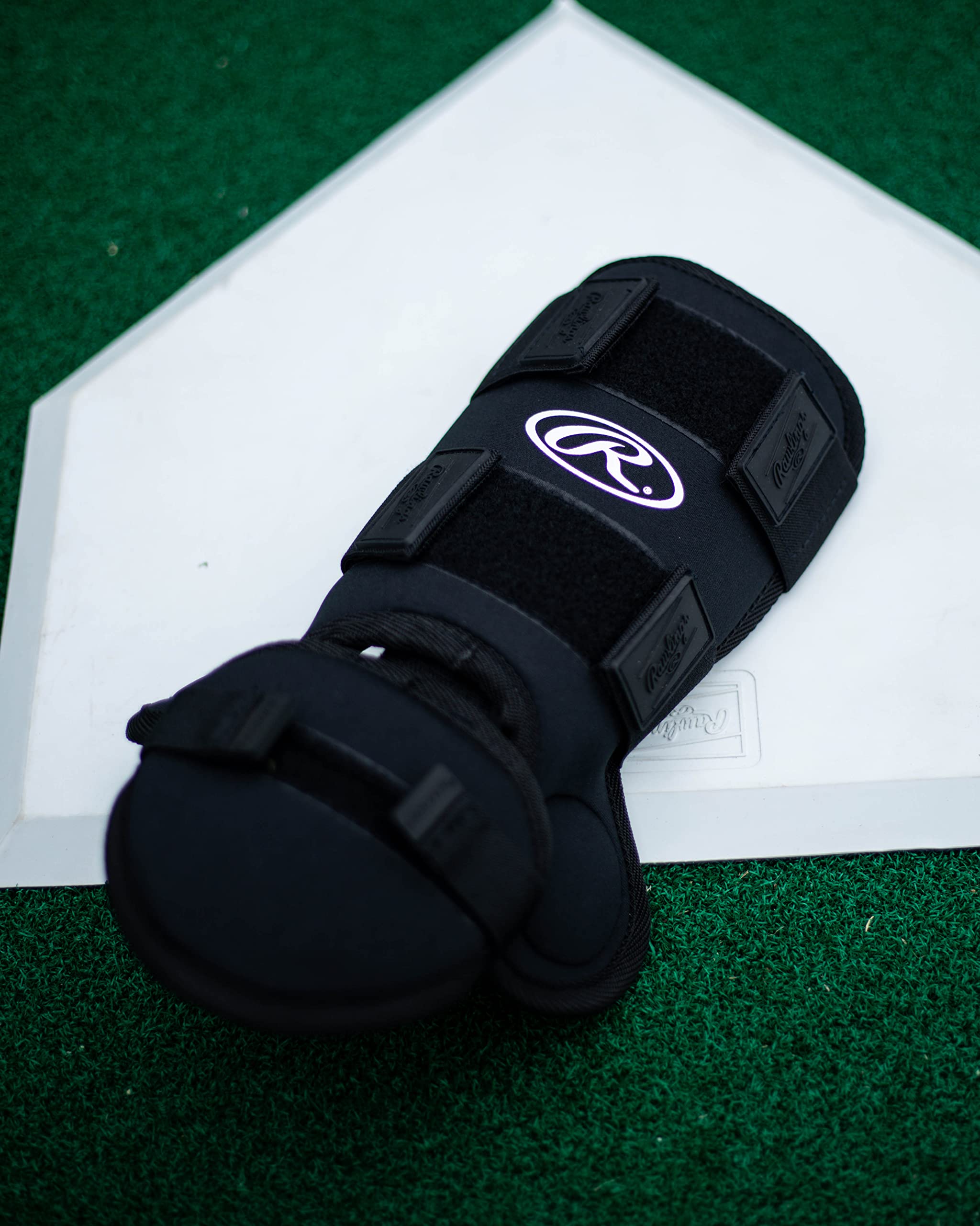 Foto 3 pulgar | Protector De Piernas Rawlings Para Béisbol/sóftbol Para Adultos, Negro - Venta Internacional.