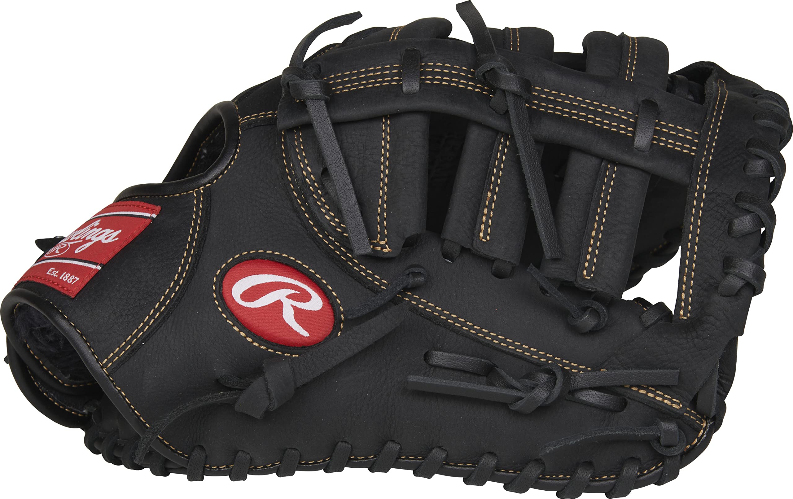 Foto 2 | Guante De Béisbol De Primera Base Rawlings Renegade De 12.5 Pulgadas Para Mano Izquierda - Venta Internacional.