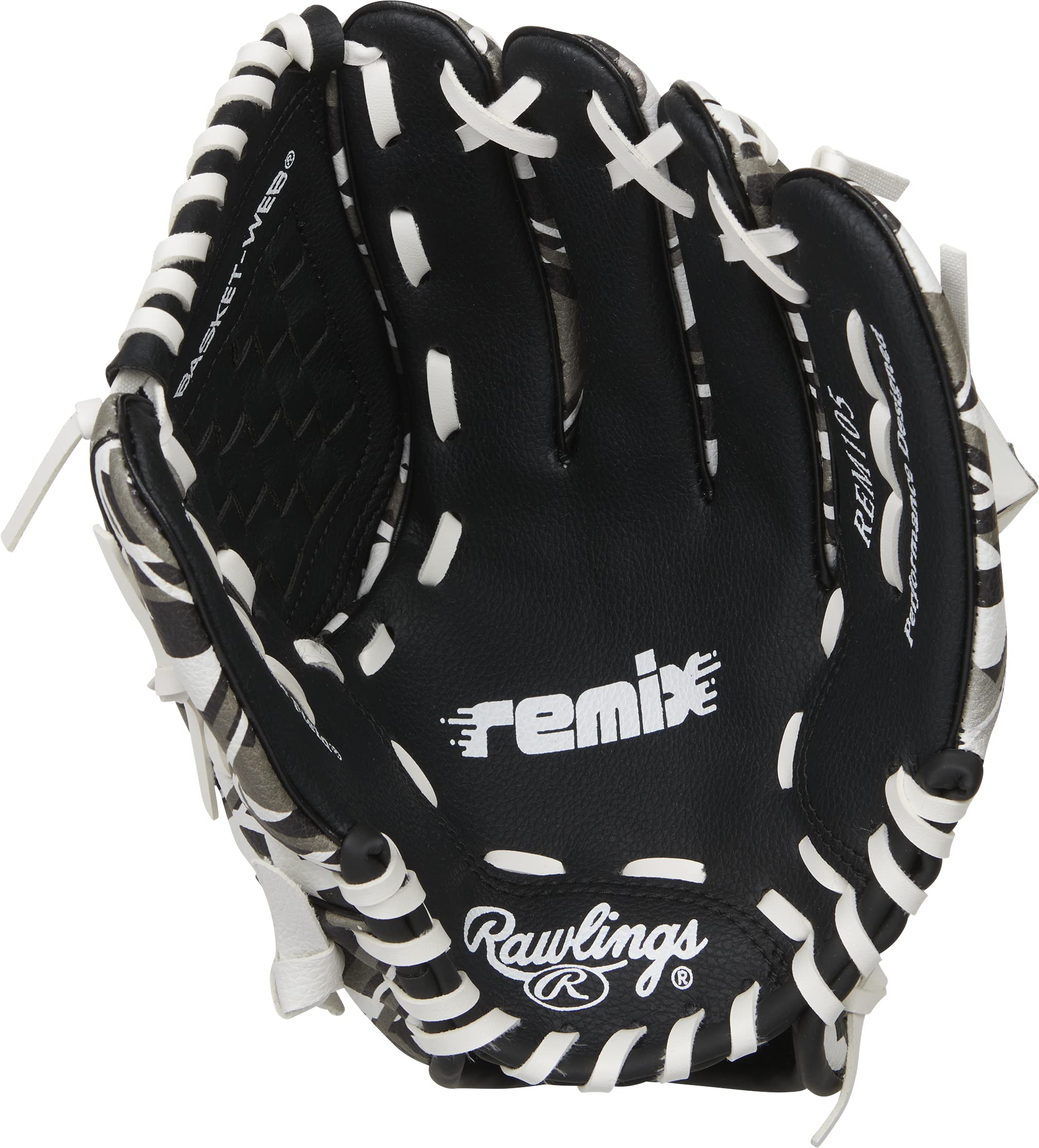 Foto 3 pulgar | Guante De Béisbol Rawlings Remix T-ball & Youth 10.5 Pulgadas, Negro - Venta Internacional.