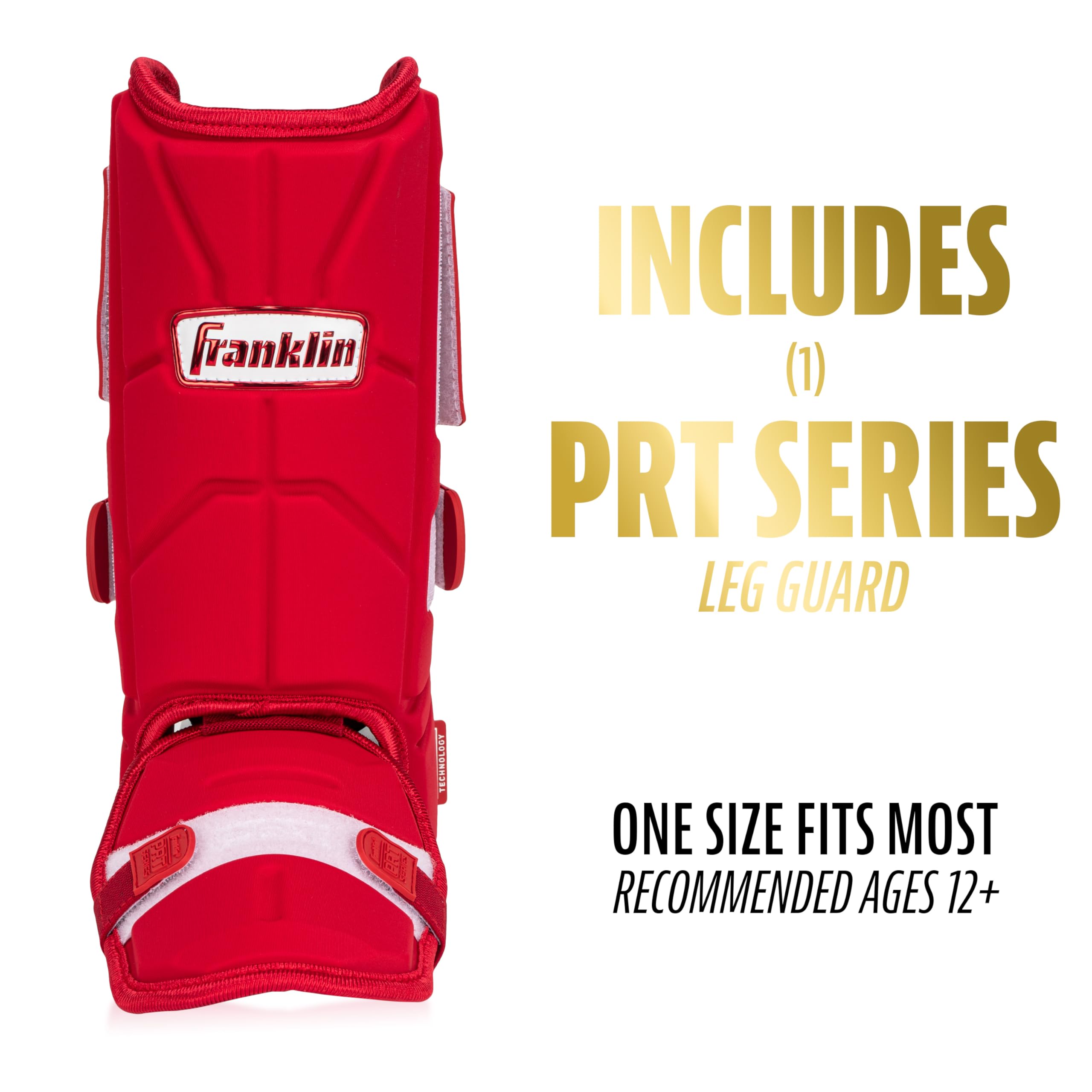 Foto 2 | Protector De Piernas Franklin Sports Serie Prt, Béisbol Para Adultos, Rojo - Venta Internacional.