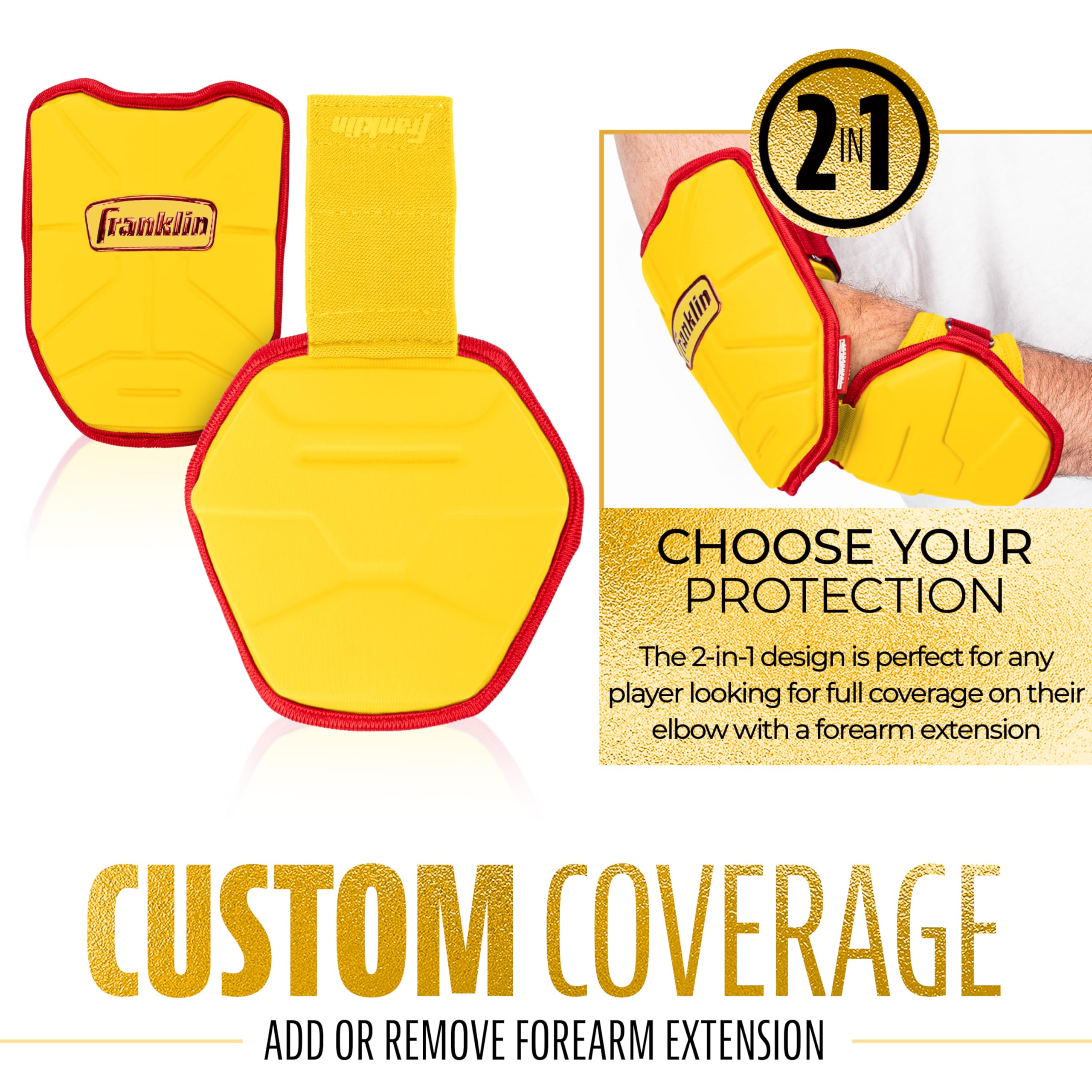 Foto 3 pulgar | Protector De Codo Franklin Sports Serie Prt De Béisbol Para Adultos - Venta Internacional.