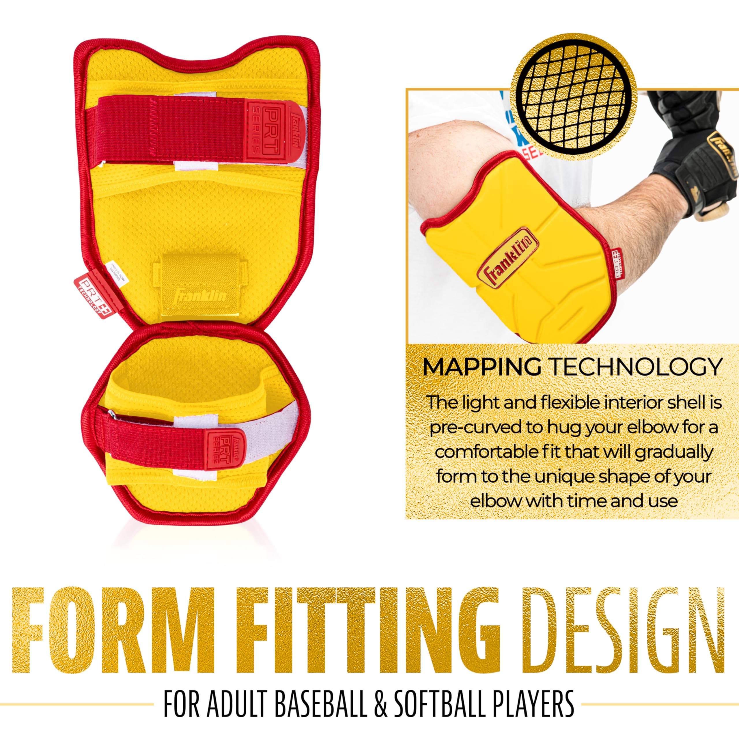 Foto 7 pulgar | Protector De Codo Franklin Sports Serie Prt De Béisbol Para Adultos - Venta Internacional.
