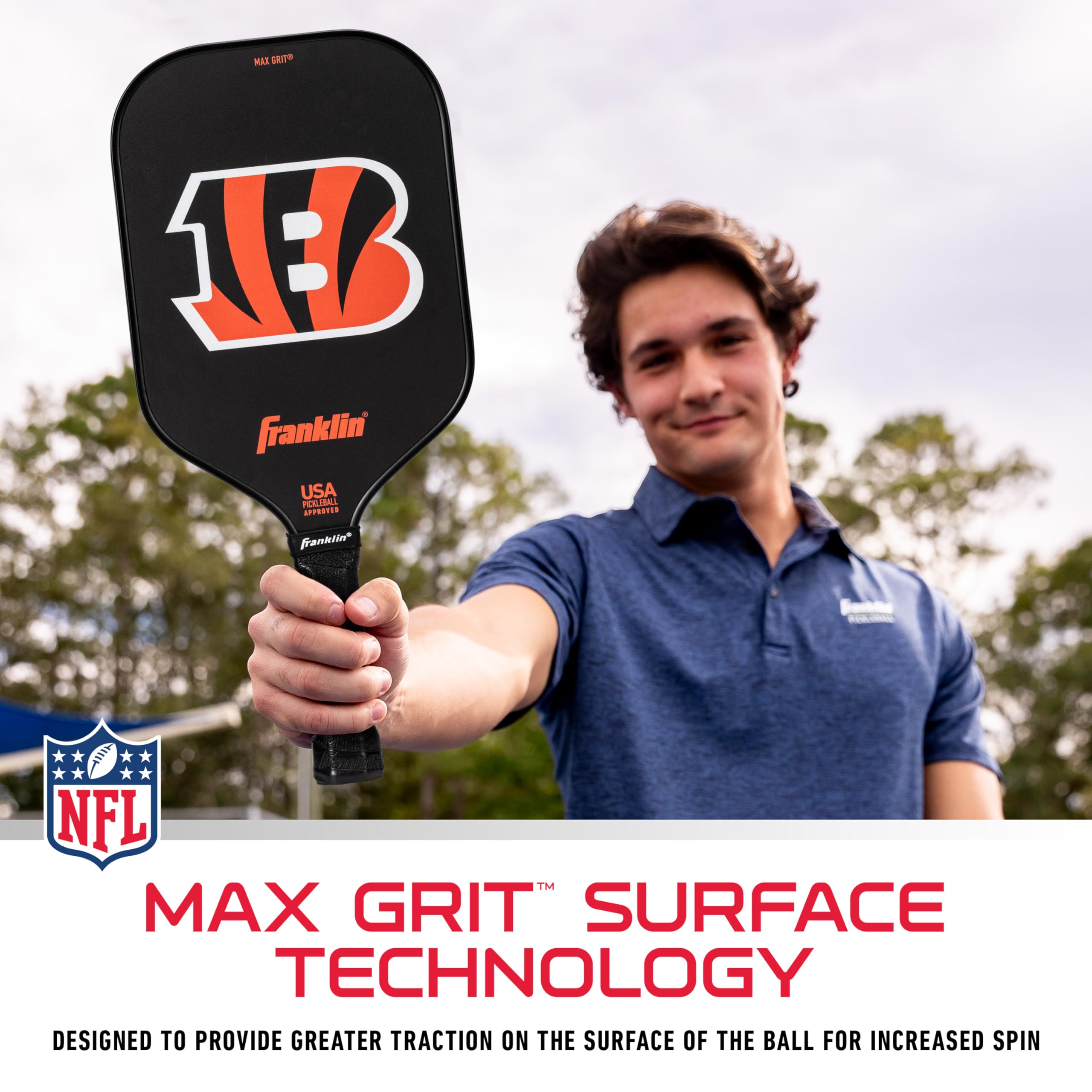 Foto 4 | Pickleball Paddle Franklin Sports Nfl Cincinnati Bengals - Venta Internacional.