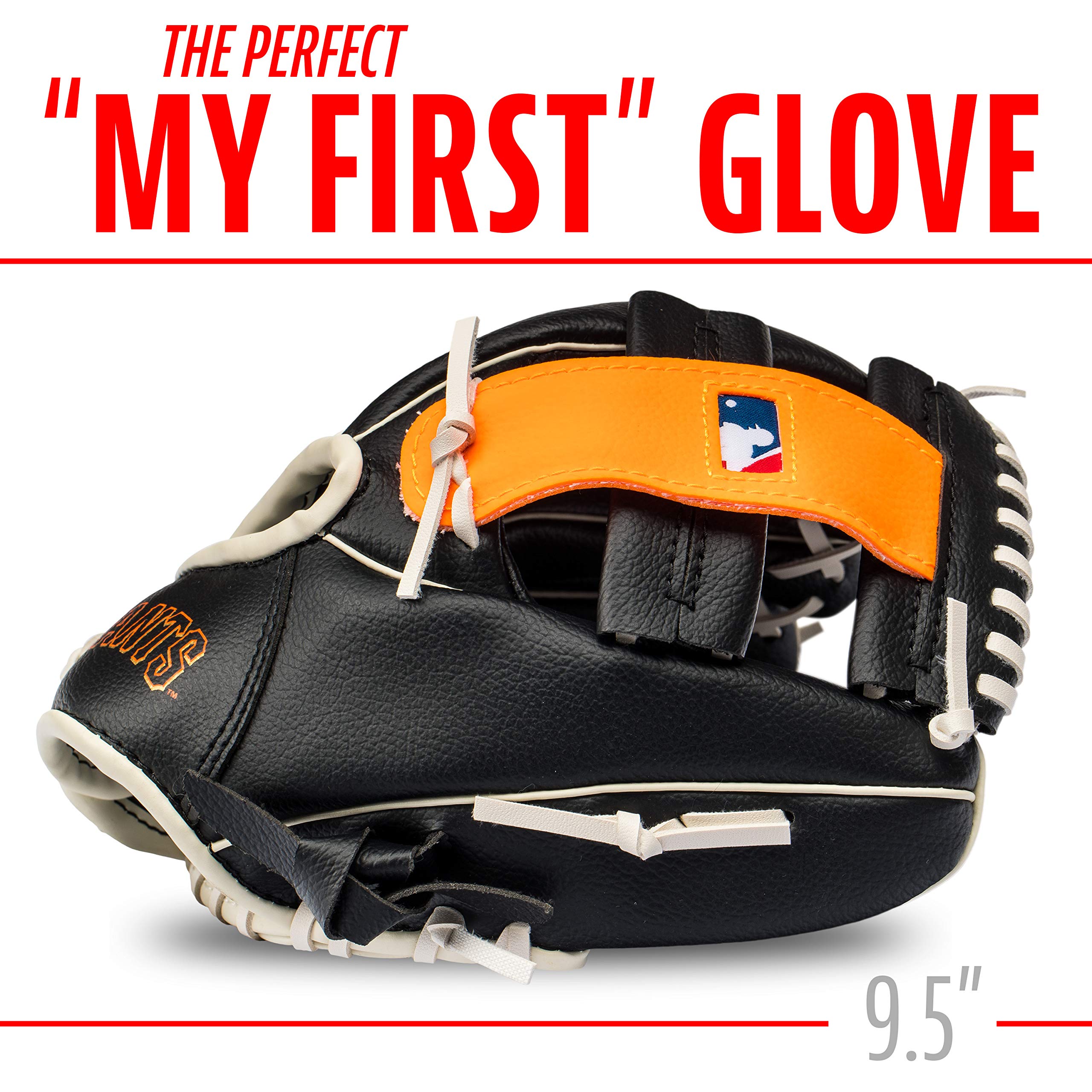 Foto 4 pulgar | Set De Guantes Y Pelota De Teeball Franklin Sports Mlb 9.5 - Giants - Venta Internacional.