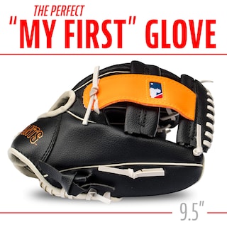 Foto 3 | Set De Guantes Y Pelota De Teeball Franklin Sports Mlb 9.5 - Giants - Venta Internacional.