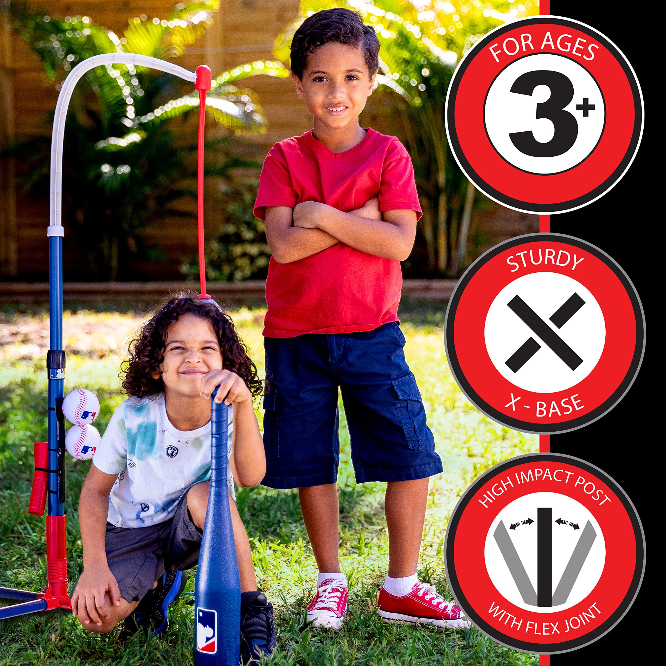 Foto 7 pulgar | Camiseta De Bateo Franklin Sports Mlb 2 En 1 Para Niños, Crece Conmigo - Venta Internacional.
