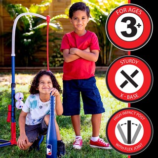 Foto 6 | Camiseta De Bateo Franklin Sports Mlb 2 En 1 Para Niños, Crece Conmigo - Venta Internacional.