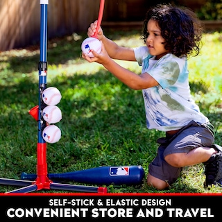 Foto 7 | Camiseta De Bateo Franklin Sports Mlb 2 En 1 Para Niños, Crece Conmigo - Venta Internacional.