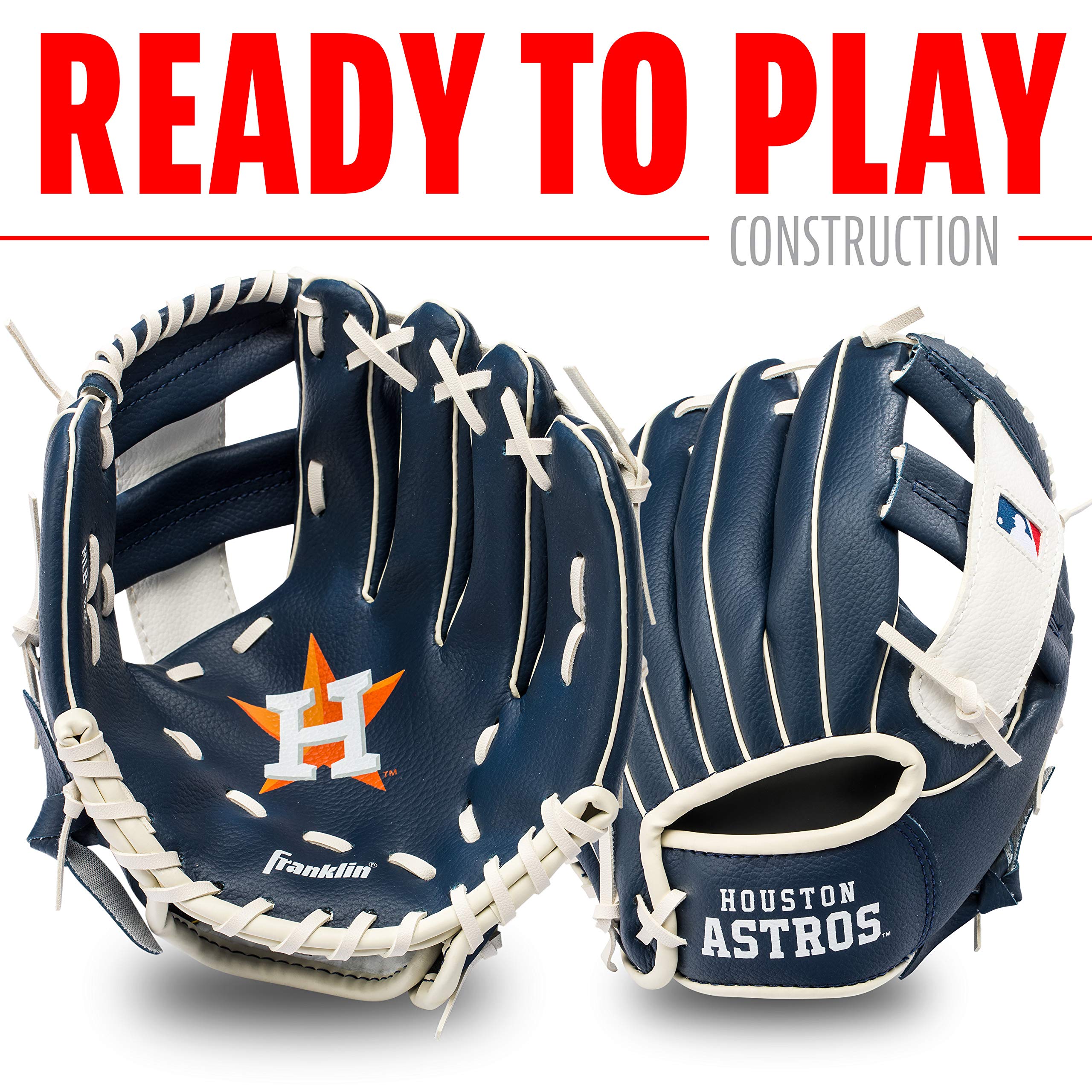 Foto 3 pulgar | Set De Teeball Franklin Sports Mlb Astros Con Guante Y Pelota - Venta Internacional.