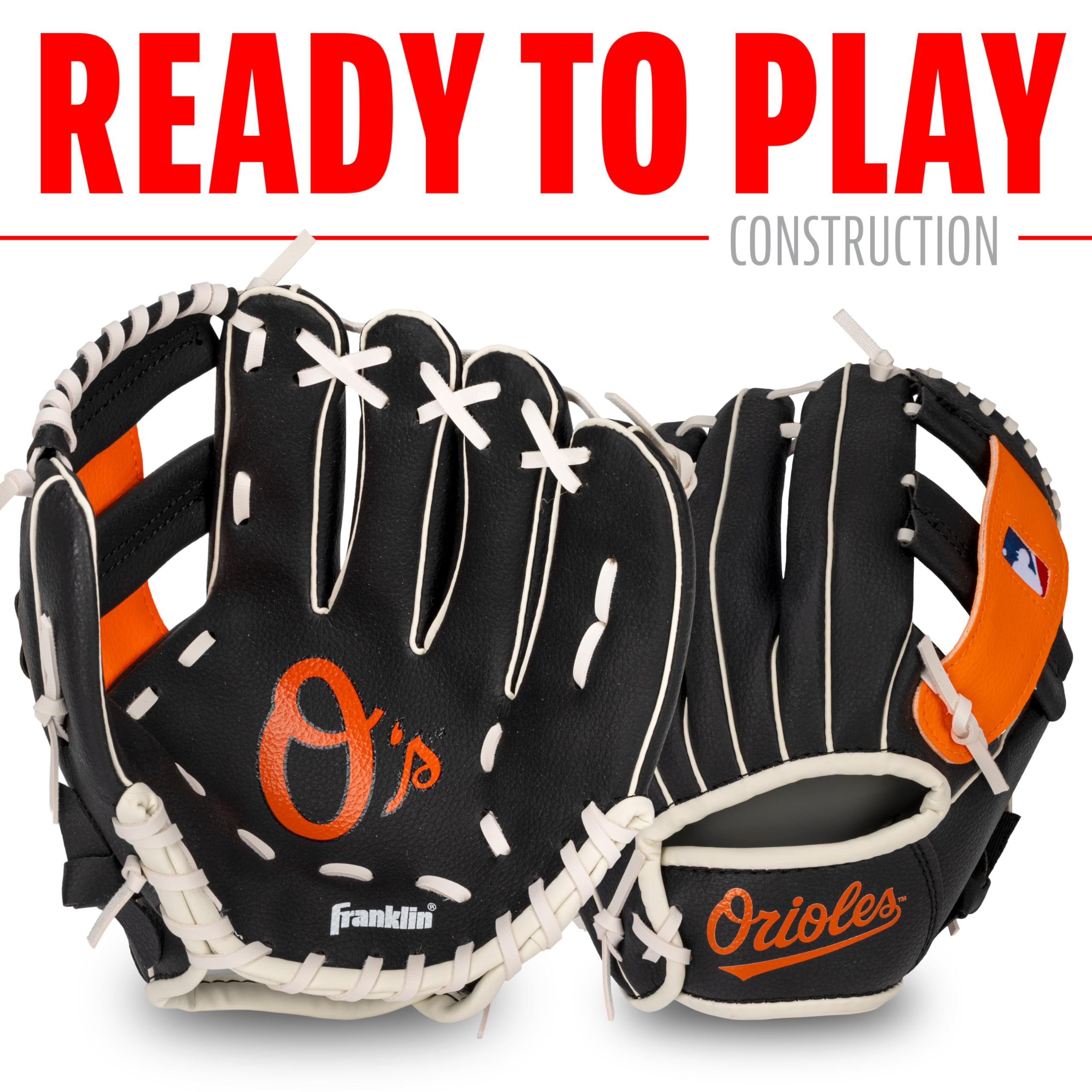 Foto 4 pulgar | Set De Guantes Y Pelota De Teeball Franklin Sports Mlb Youth 9.5 - Venta Internacional.